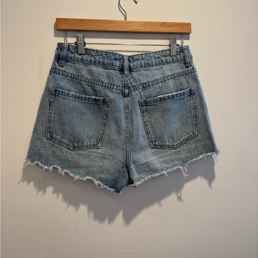 Amuse Society Denim Cutoff Shorts - Picture 3 of 4